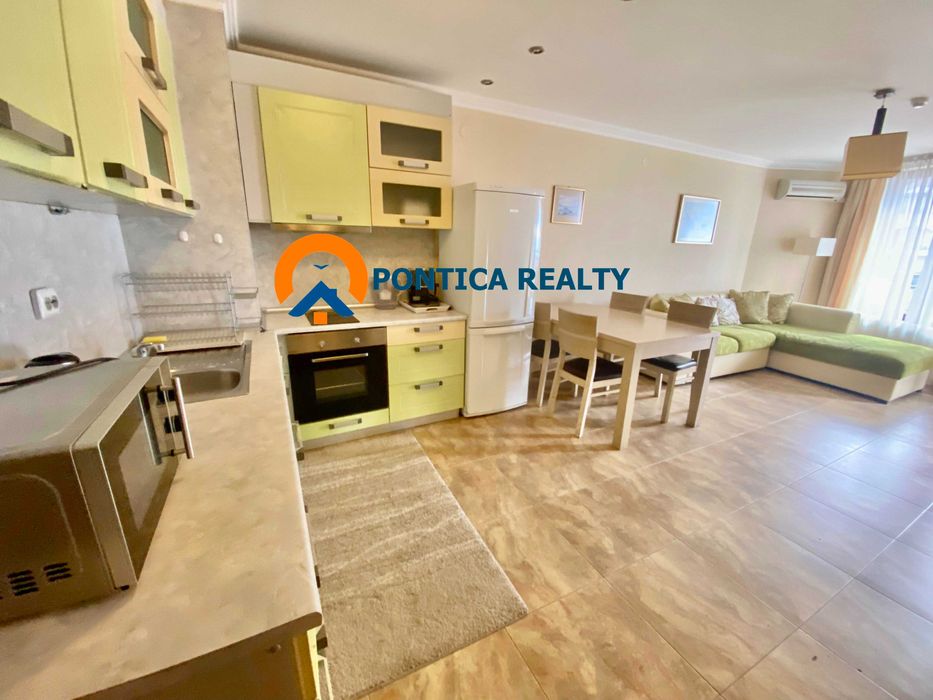 Двустаен на първа линия гледка море в Свети Влас- Манастира