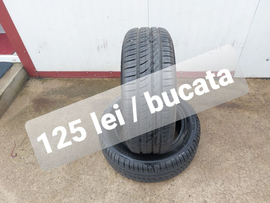 125 lei bucata! Doua anvelope de vara 195 55 15 Pirelli ! 7 mm