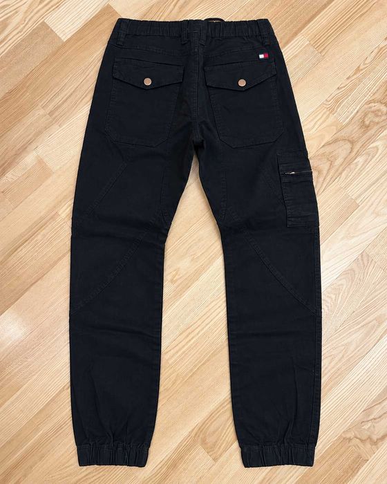 Pantaloni cargo Tommy Hilfiger bărbați negri, mărimea M, Made in USA