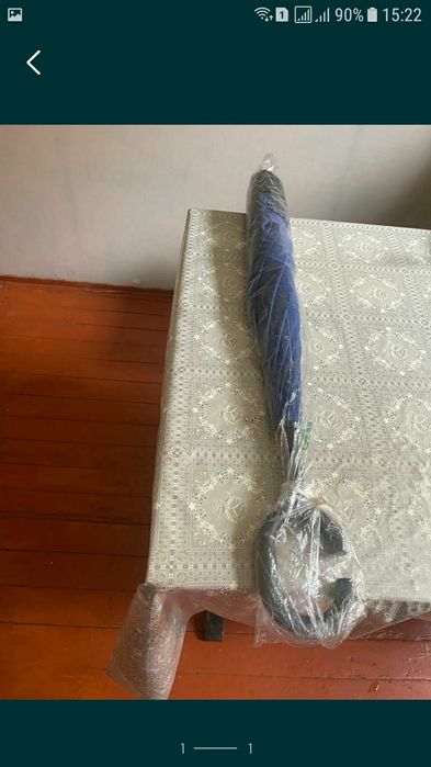 Зонт темно-синего цвета, новый, качественный