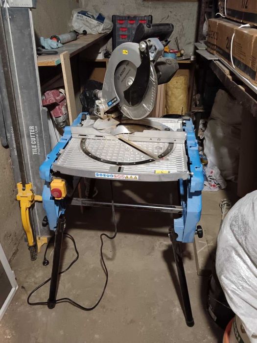 Комбиниран настолен циркуляр GUDE 55173, GFO 1801, 1800 W, 70мм, 558мм