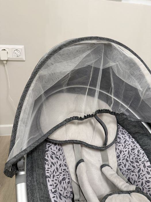 Електрическа люлка Cangaroo - iSwing, Силвър