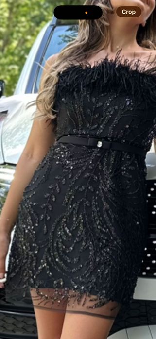 Черна рокля Christine fashion