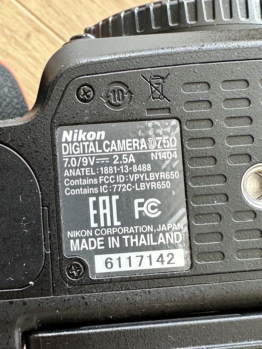 Nikon D750 full frame