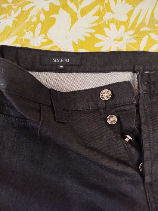 Мъжки дънки GUCCI размер 46,черни почти нови