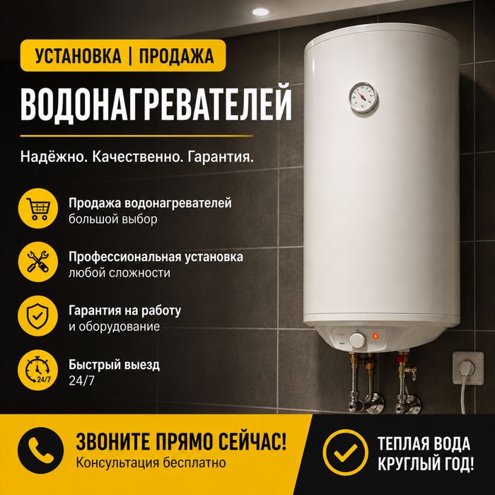 Сантехник 24/7 срочный выезд
