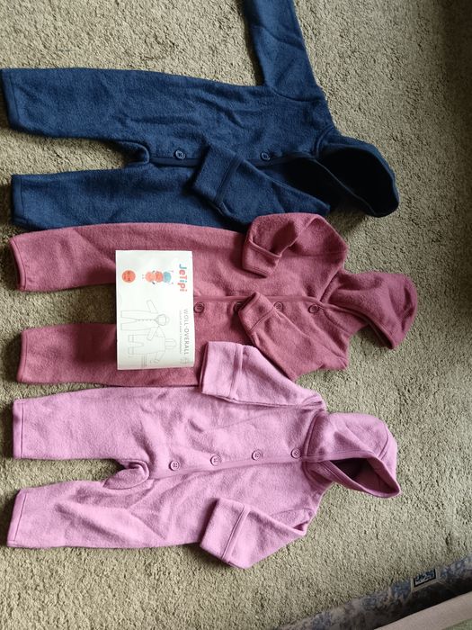 Нов бебешки вълнен космонавт, размер 62/68