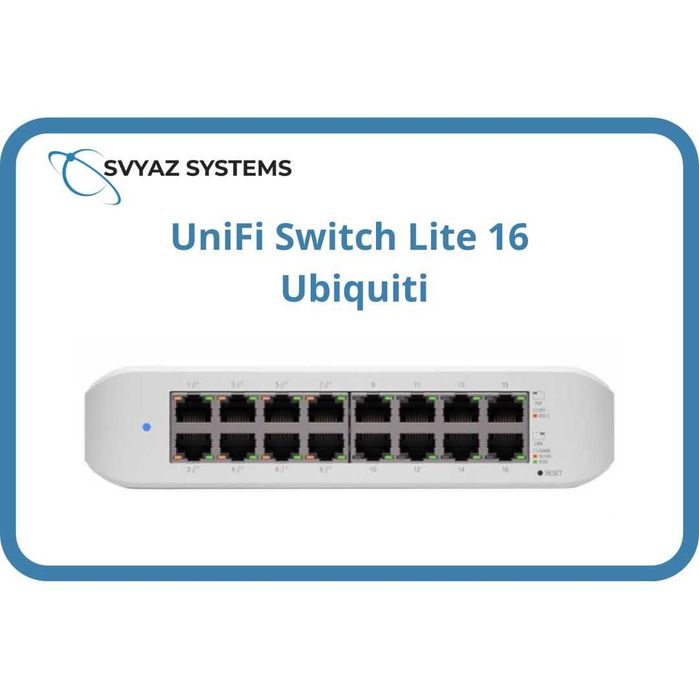 UniFi Switch Lite 16 PoE L2 коммутатор Ubiquiti