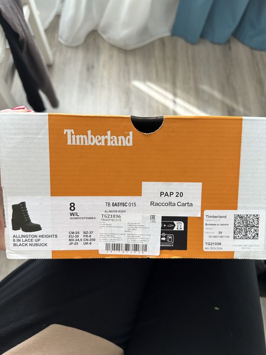 Новые ботинки Timberland