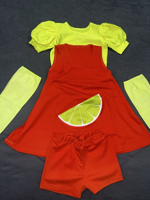 Костюм Апельсинка на девочку 5-6 лет