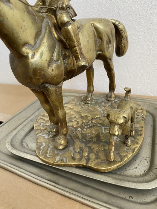 Statuieta din bronz masiv
