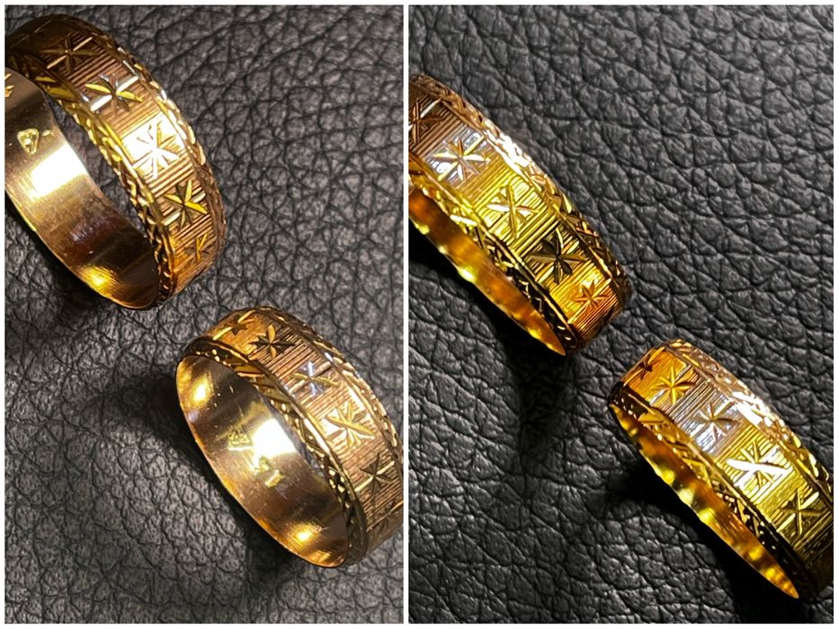 Златни халки негравирани zlaten prasten gold 585 14 карата пръстен