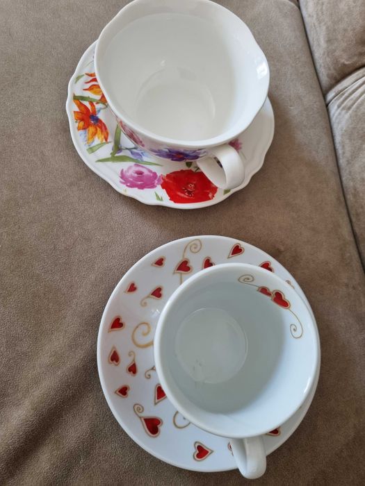 2бр. красиви и нови чаши за кафе или чай на фирмата Мигра