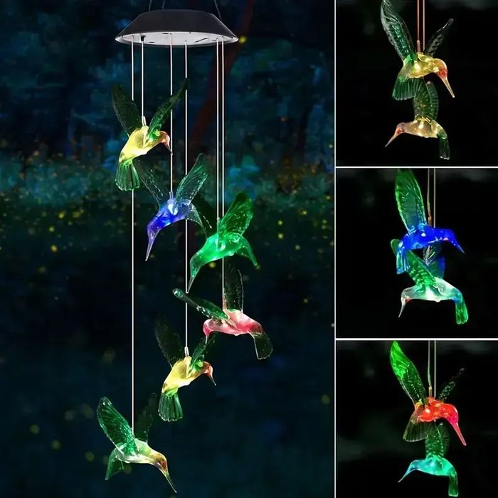 Соларна лампа Колибри Декорация