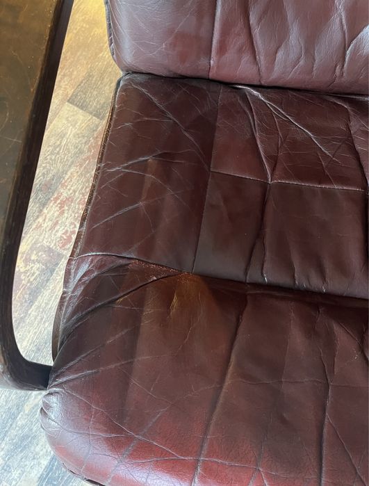 Стол с табуретка еко кожа