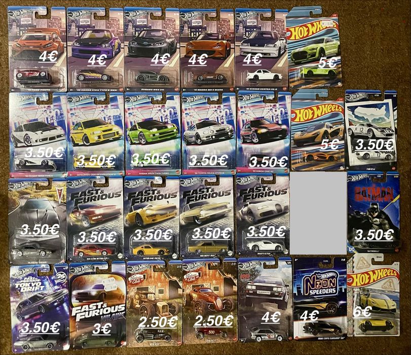 Hot Wheels колилки