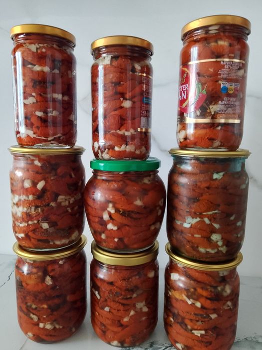 Вкусные вяленые помидоры.