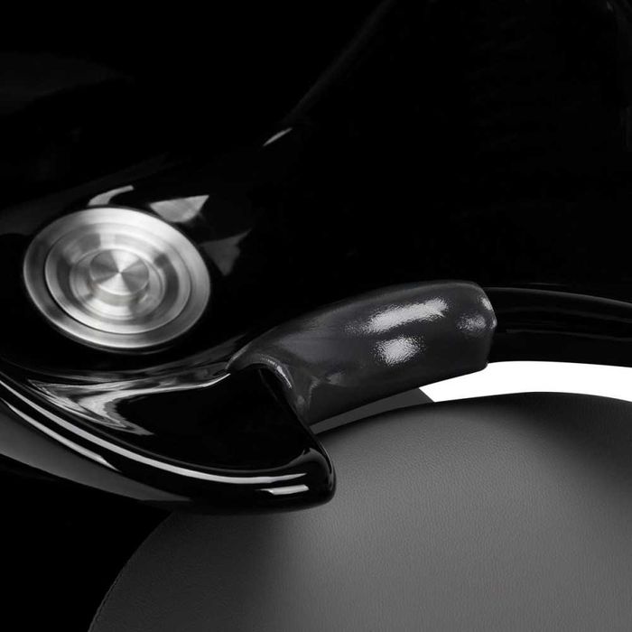 Измивна фризьорска колона Gabbiano Malaga - сиво/черно с златисто