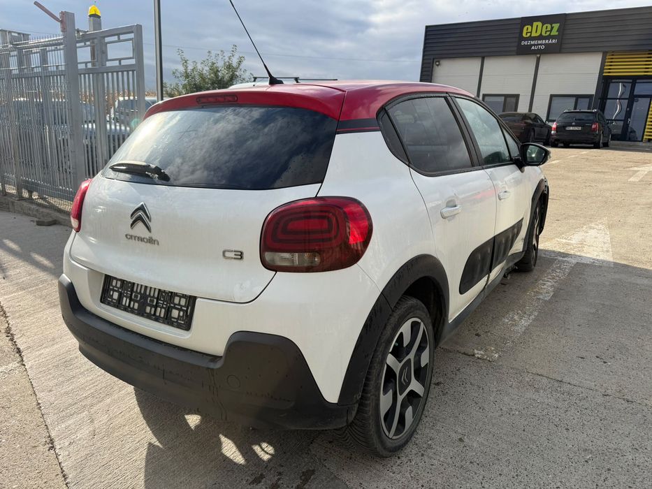 Dezmembrez Citroen c3 2018 ALB EWP 1.2 benzina HM05 volan stanga 100.000 km