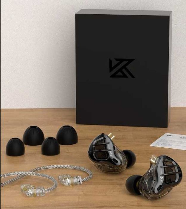 Новые запечатанные проводные гибридные наушники KZ ZAR  1DD  7BA HI-FI