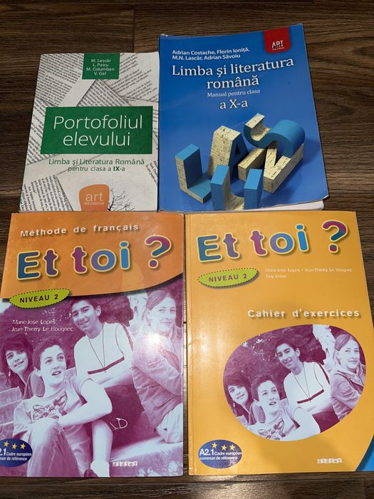 Carti franceza Et toi? Nivel 2/ Carte romana ART, portofoliu ART