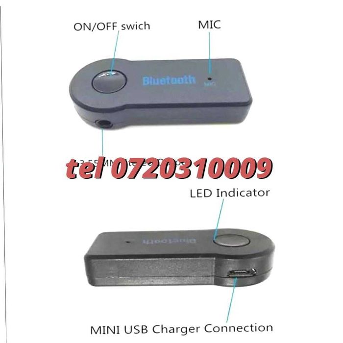 Adaptor Pe Bluetooth Auxiliar Masina Boxe
