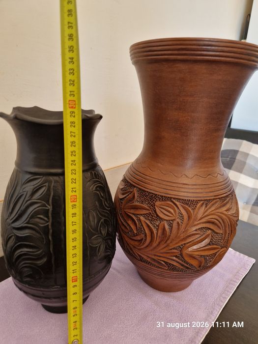 Vaze mari ceramica lucrate manual