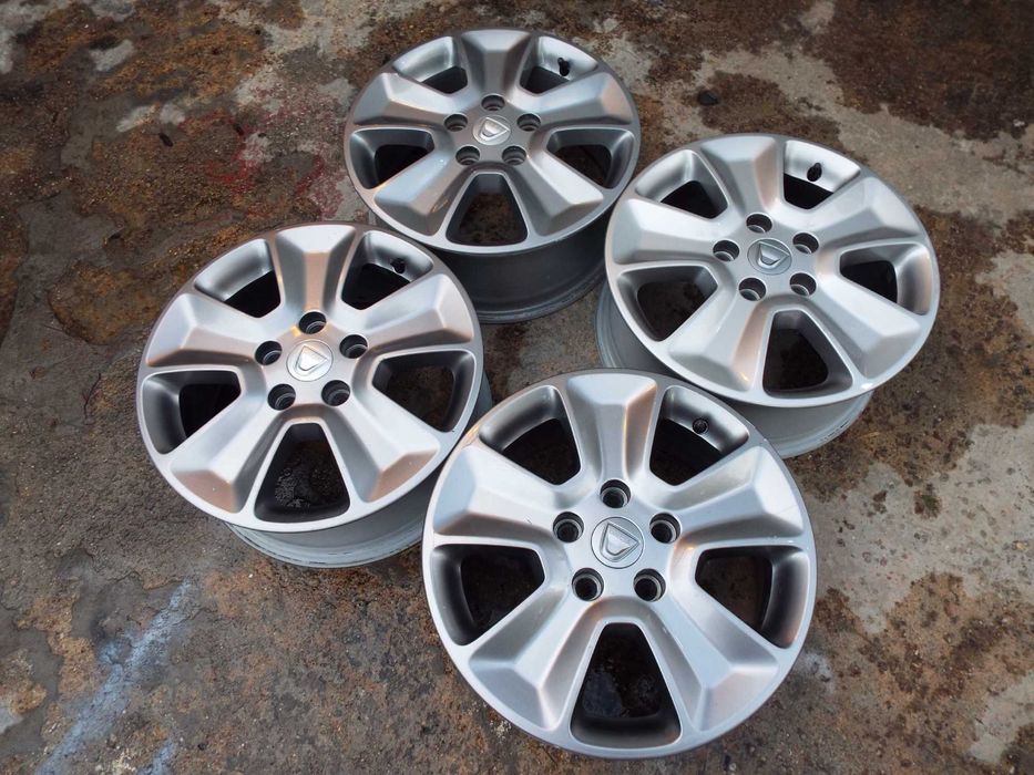 vand 4 jante pe 16" originale dacia duster + senzori presiune pret 2000ron