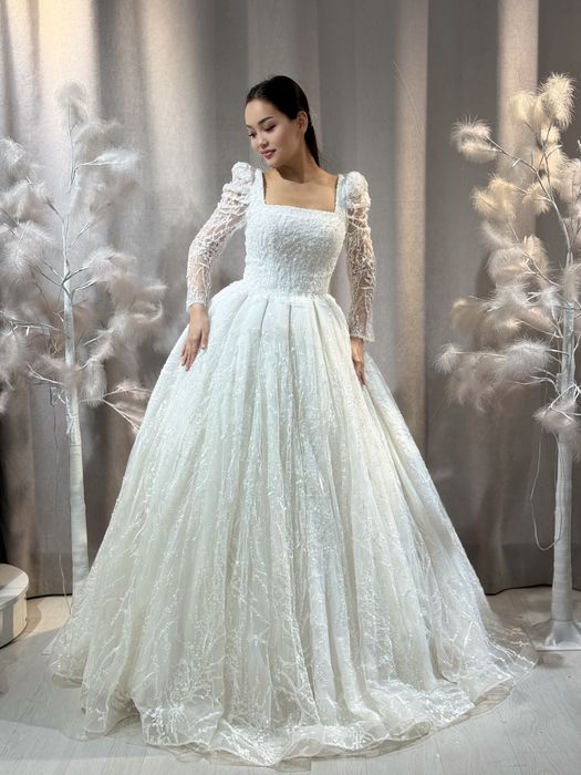 Свадебное платье пышное