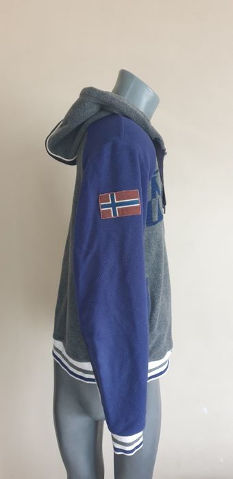 Napapijri Full Zip Hoodie Polartec Mens Size / L ОРИГИНАЛ! ЯКЕ - ПОЛАР