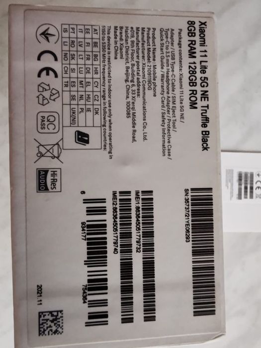 Telefon Xiaomi MI 11 lite NE graphite
