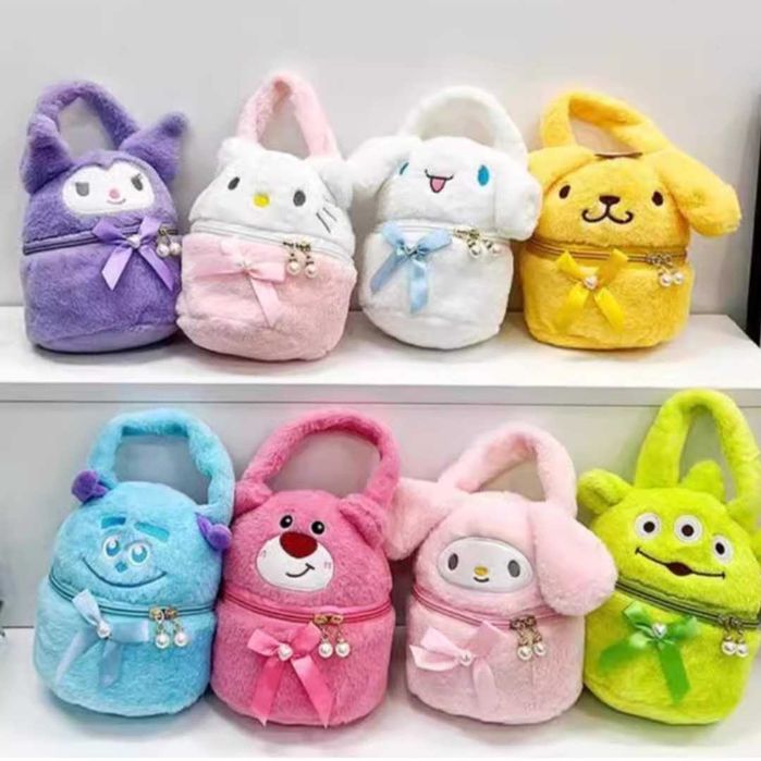 Плюшена чанта Hello Kitty Kuromi, Hello Kitty Melody чанта Кити
