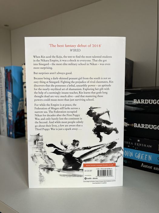 Carte The Poppy War de R.F. Kuang