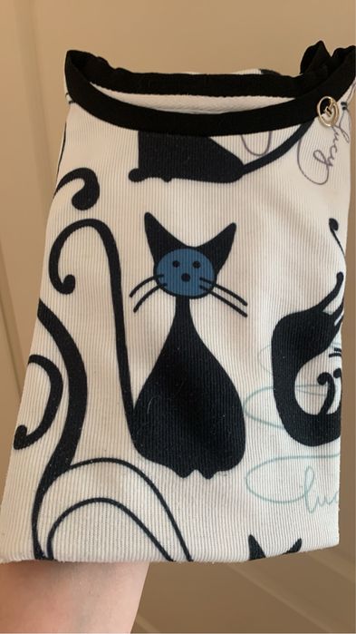 Блуза Lusy с котки мека лактична