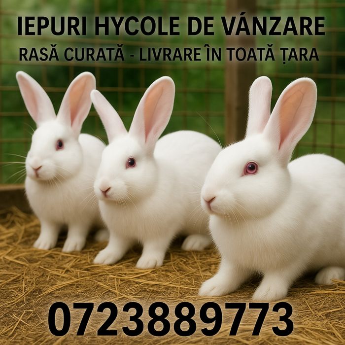 Iepuri Hycole Francez – carne de calitate superioara!