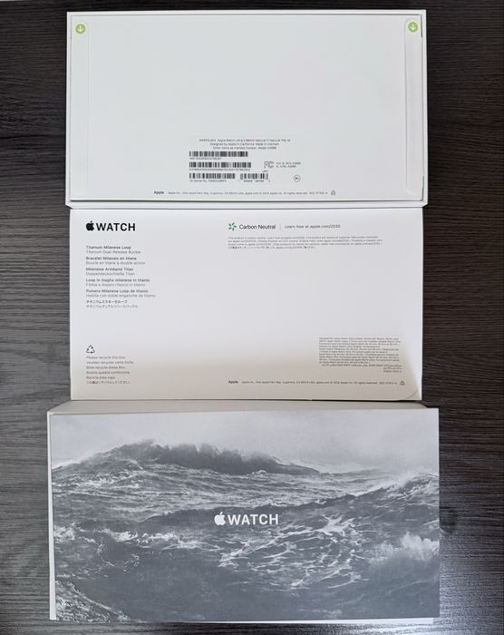 Appel Watch Ultra 3 Titanium Milanese Loop (2024)