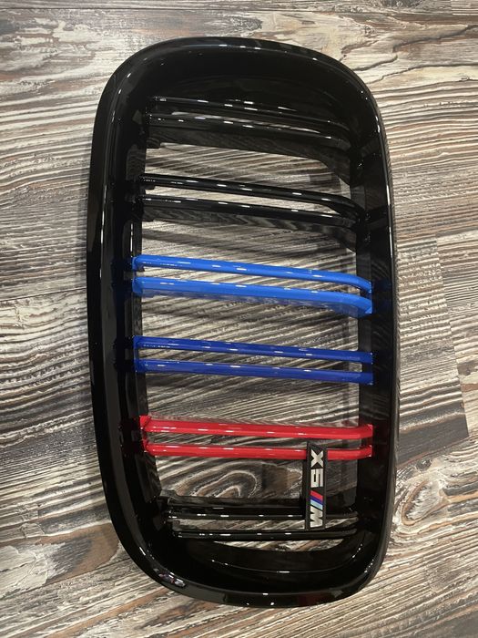 Двойни Бъбреци Решетки за BMW E70 E71 X5 X6 ШЕСТ РЕБРА