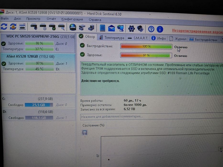 Продам SSD 128GB ASint