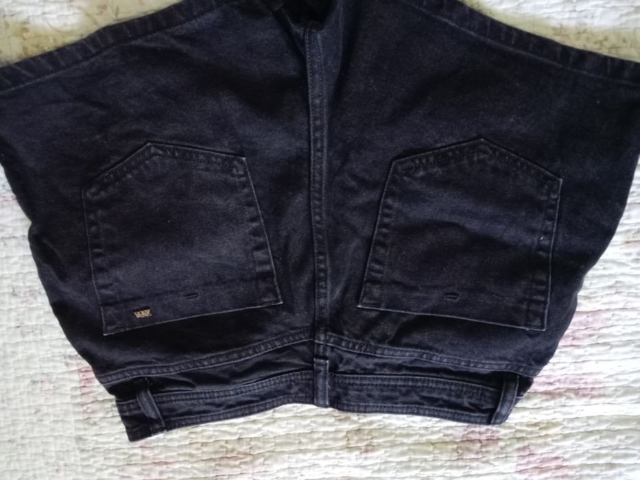 Zara джинсовая юбка-шорты