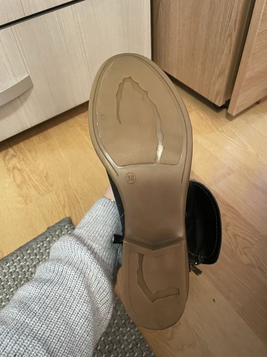 Ghete din piele, marimea 38