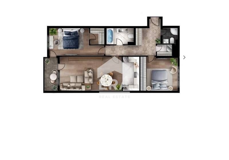 Продава се Тристаен апартамент в София, Люлин 5 - 125 кв.м за 924 €/кв.м - Снимка #1