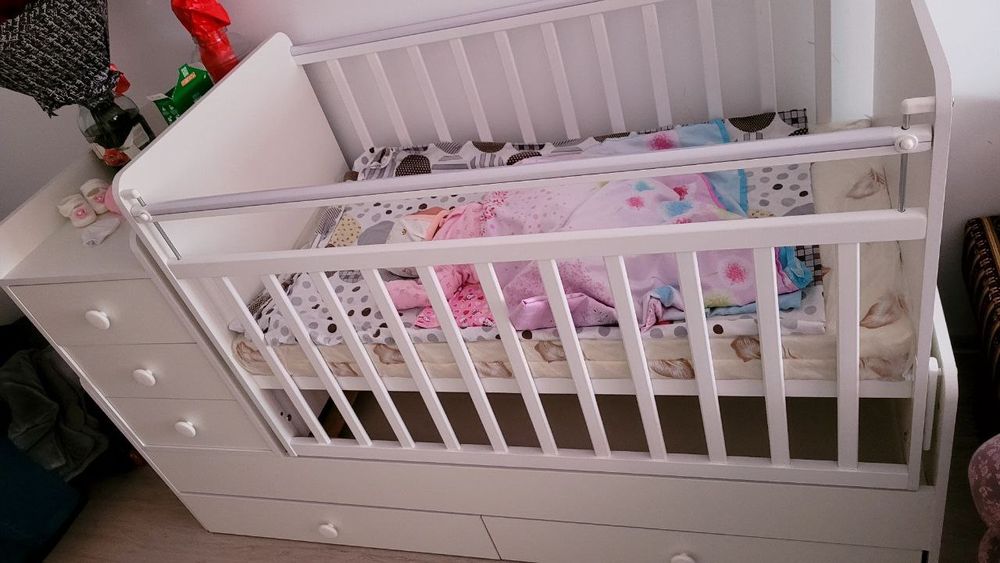 Манеж кровать тумба