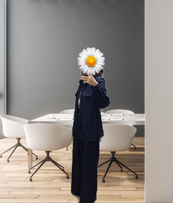 Брючный  костюм. Джинс