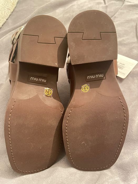 Осении сапоги miu miu