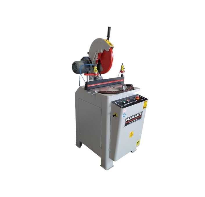 Mașină Debitat Profil ALM&PVC cu Racire 400mm - EN431 / PLASTMACH