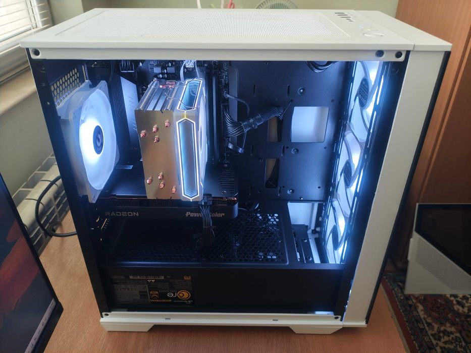 Геймърски компютър, Rx 9060XT 16Gb, 32gb DDR5, Ryzen 7500F, 1tb nvme