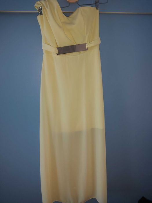 Дамска жълта Рокля