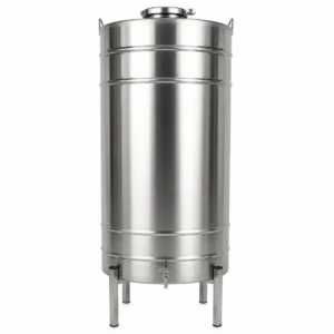 Butoi INOX 180 L cu capac clamp si garnitura, cadou robinet din INOX NOU Garantie 24 luni Livrare rapida