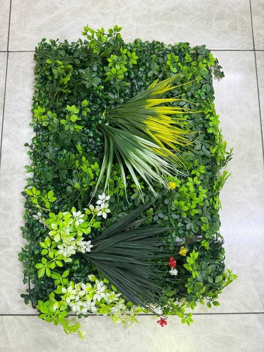 Фитостена 40×60 см — зелёная стена из без ухода