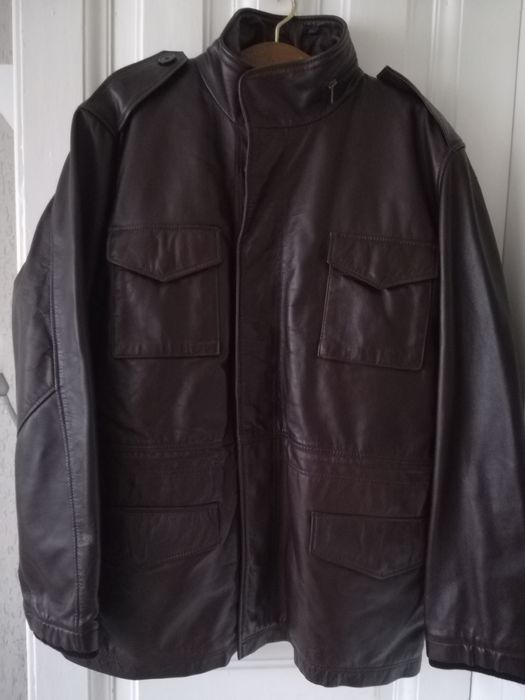 Geaca piele bărbați Ink L